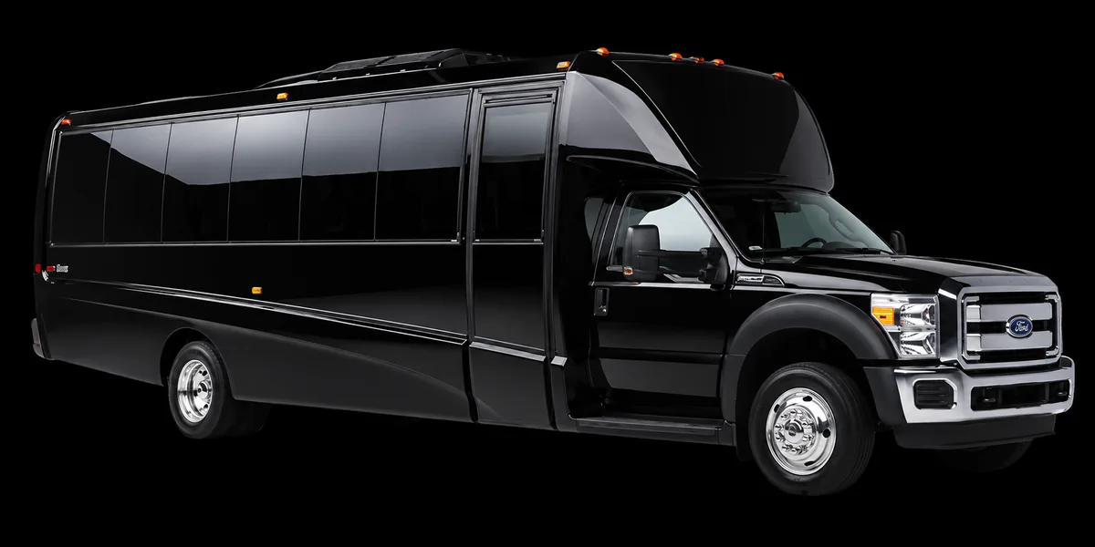 Black party bus for group nights out